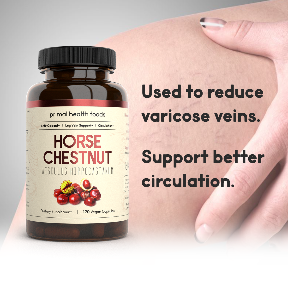 Horse Chestnut Capsules Primal Health Foods